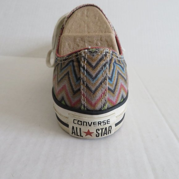 Converse X Missoni-ZigZag Chevron Low Top Sneaker/Tennis Shoe, Sz 8 Women - Picture 16 of 16
